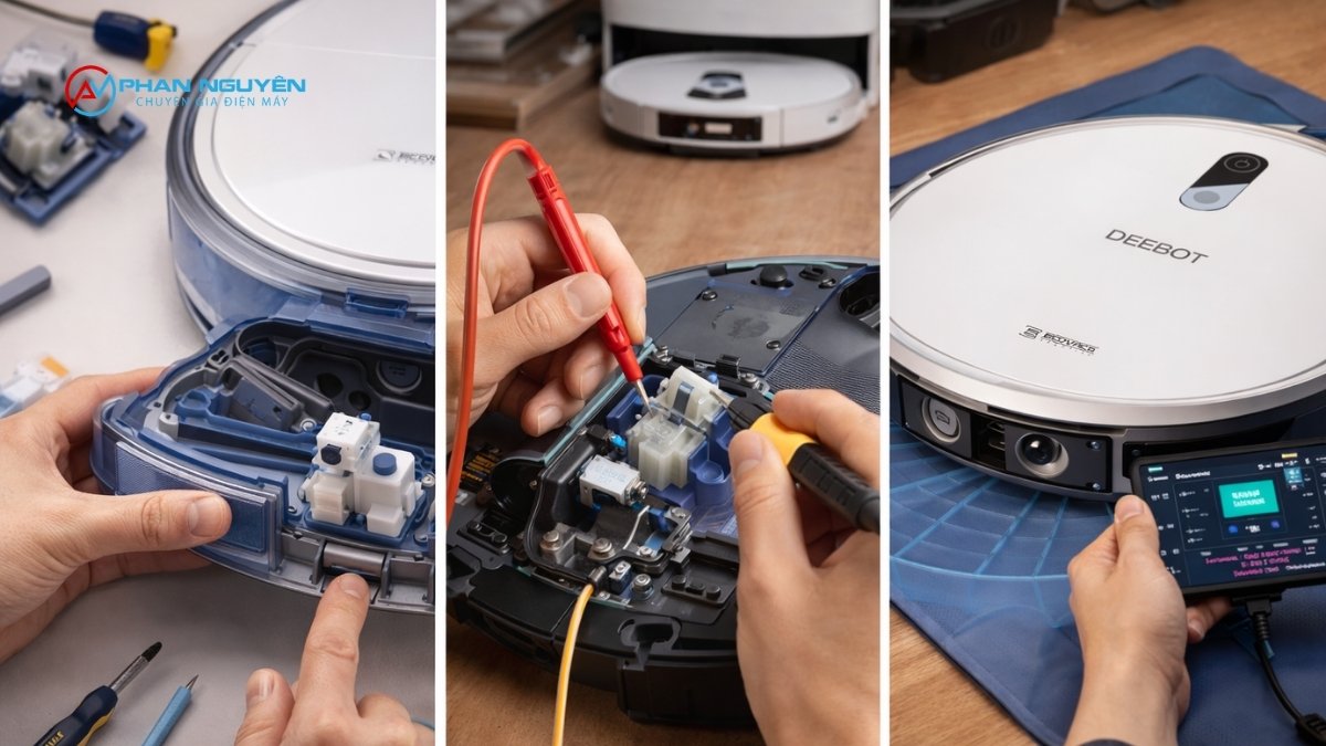 Deebot Hỏng Khác Gì Robot Khác? Lý Do Cần Thợ Chuyên Dòng Máy