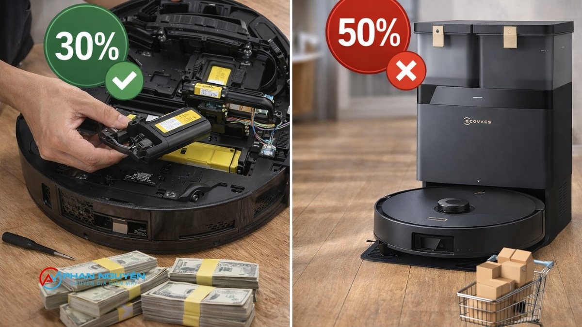 Ecovacs Hỏng – Nên Sửa Hay Mua Máy Mới? Cách Quyết Định Đúng