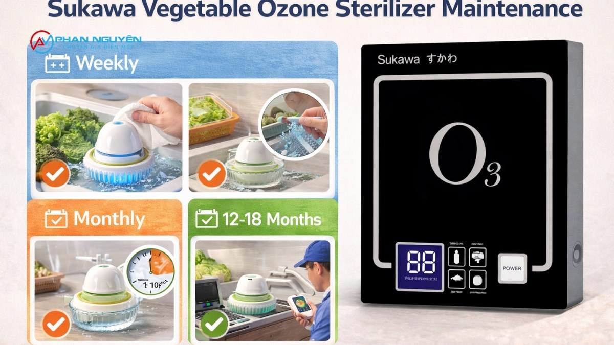 Những Lỗi Khiến Máy Sukawa Mất Hiệu Quả Khử Độc