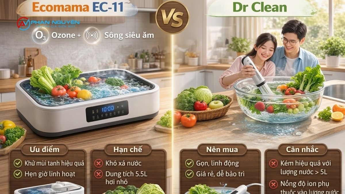 Máy Ecomama và Dr Clean Có Thực Sự Tốt Như Quảng Cáo Không?