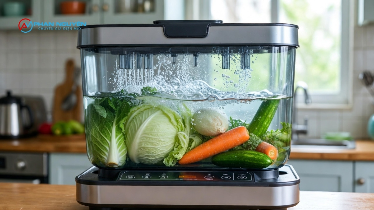 Máy Rửa Rau Củ Quả Hoạt Động Như Thế Nào? (Và Tại Sao Hay Hỏng)