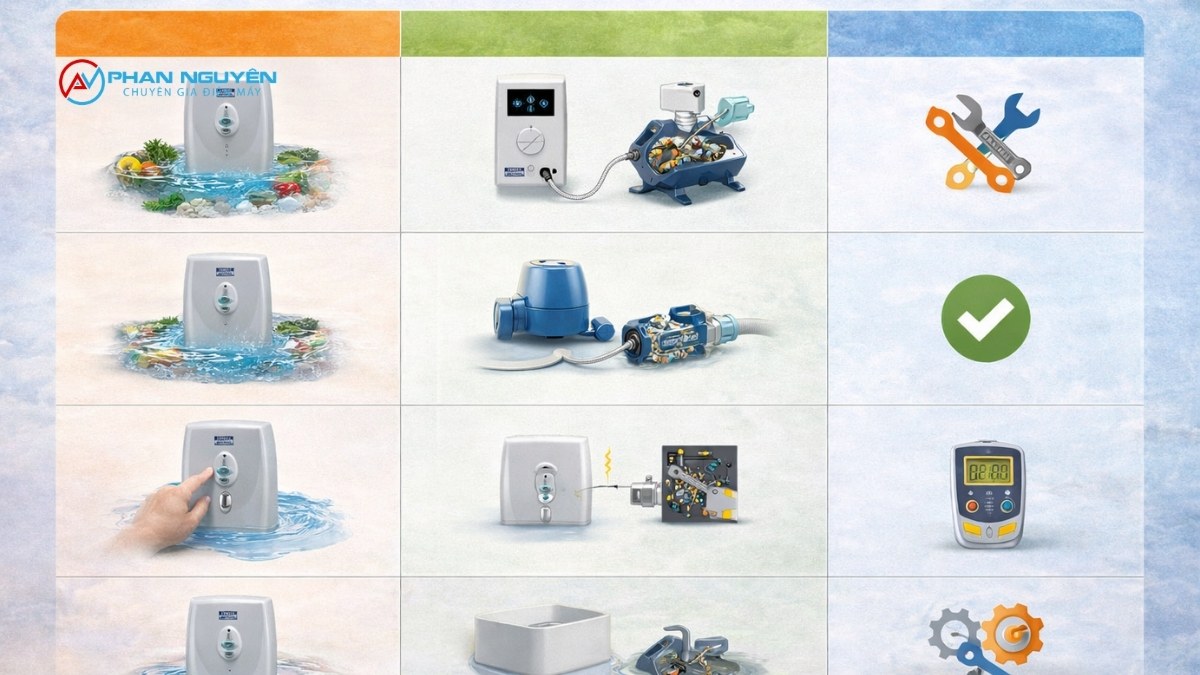 Máy Rửa Rau Kent-Ozone Đang Gặp Triệu Chứng Gì? Phân Loại Trước Khi Sửa