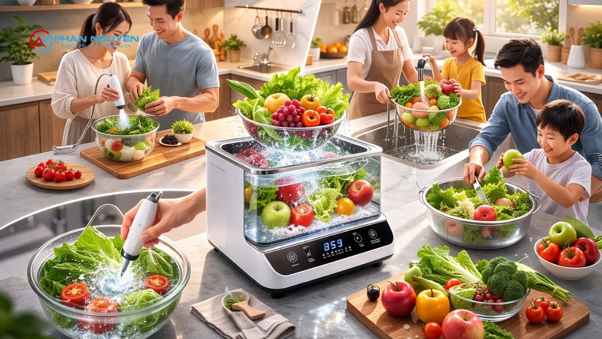 Máy Rửa Rau Nào Tốt Nhất Cho Từng Gia Đình?