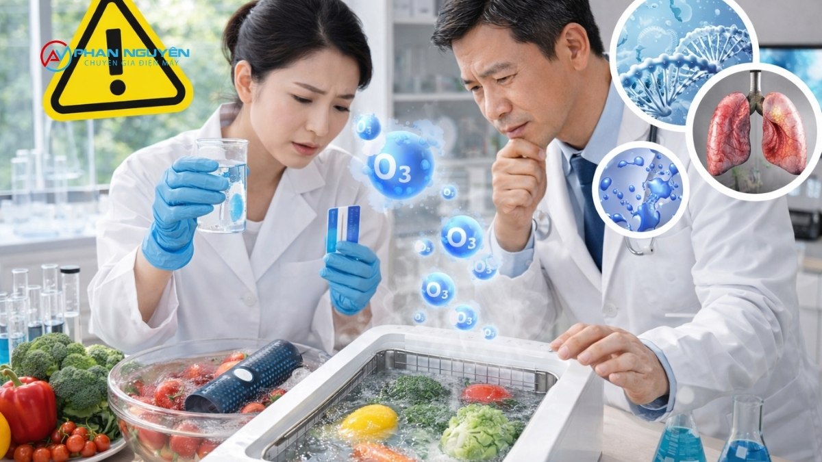 Máy Rửa Rau Ozone Có Thực Sự An Toàn Không?