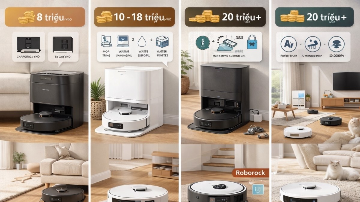 Nên Mua Robot Hút Bụi Lau Nhà Theo Nhu Cầu Nào?