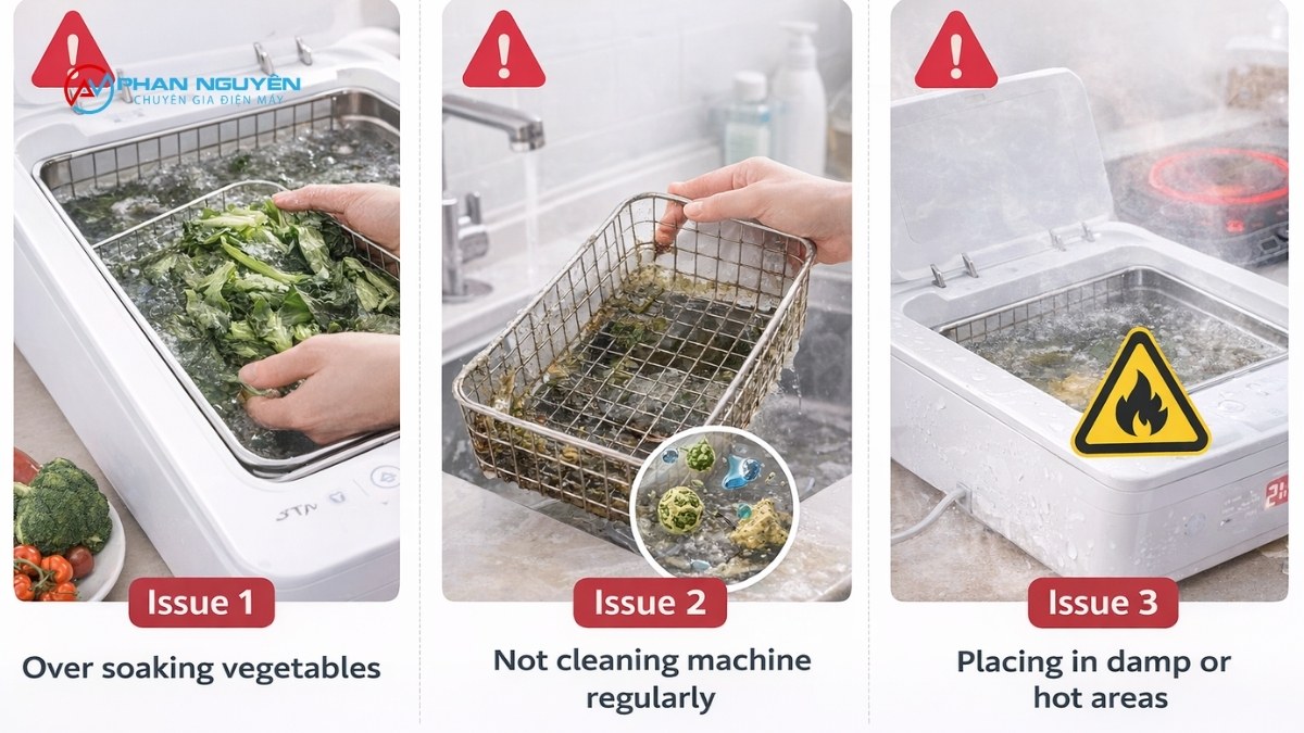 Những Lỗi Dùng Máy Rửa Rau Sai Cách Khiến Rau Mất Chất – Máy Mau Hỏng