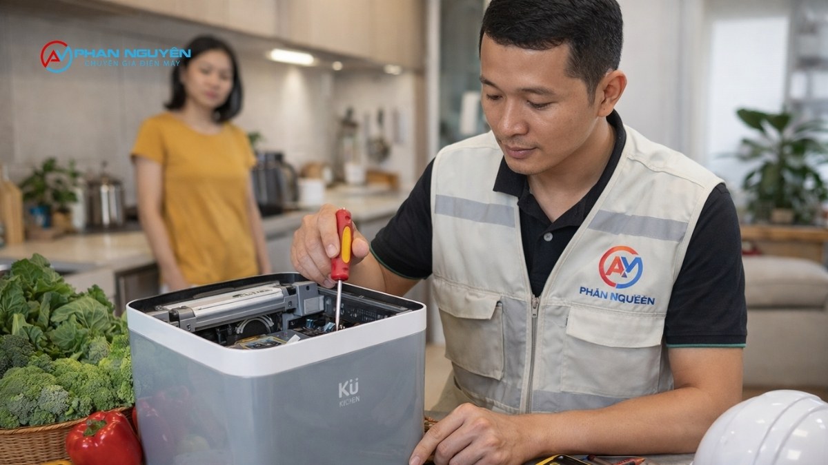 Những Lỗi Máy Rửa Rau Kuchen Khiến Chi Phí Sửa Tăng Cao Nếu Bỏ Qua