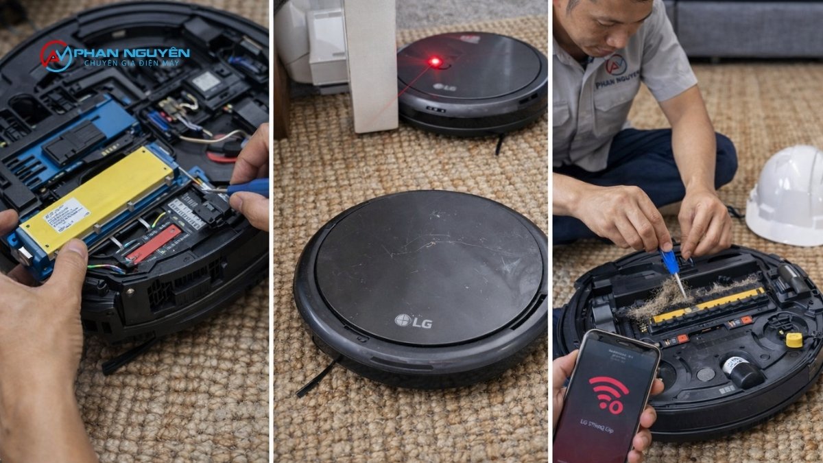 Những Lỗi Robot Hút Bụi LG Tại Hà Nội Thường Gặp Nhất Cần Sửa Ngay