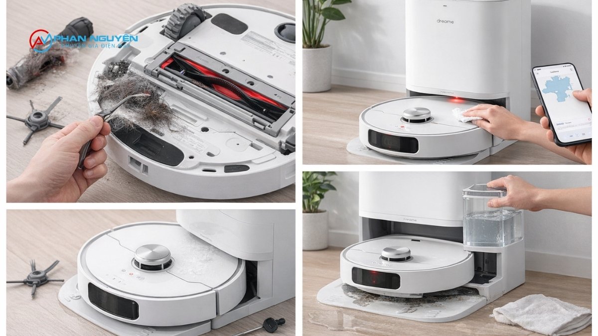 Robot Dreame Nhà Bạn Đang Gặp Lỗi Gì? – Phân Loại Triệu Chứng Nhanh