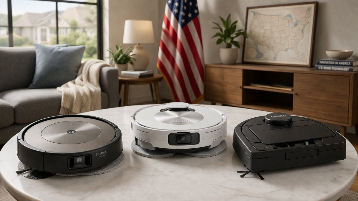 Robot hút bụi lau nhà của Mỹ là những thương hiệu nào?