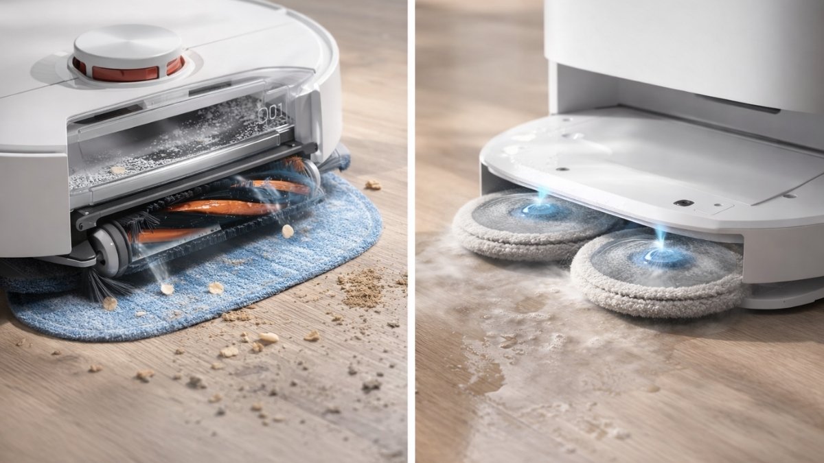 Robot hút bụi lau nhà hoạt động như thế nào?