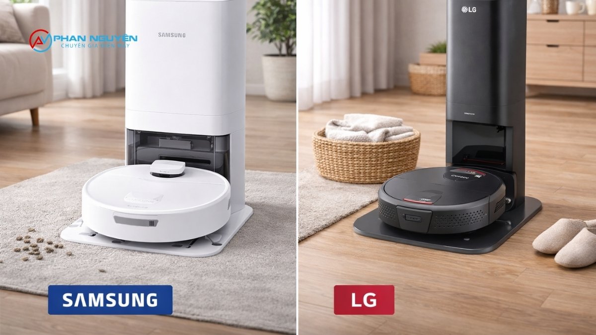 Samsung vs LG — So Sánh Hai Robot Hút Bụi Lau Nhà Hàn Quốc Đang Bán Tại Việt Nam