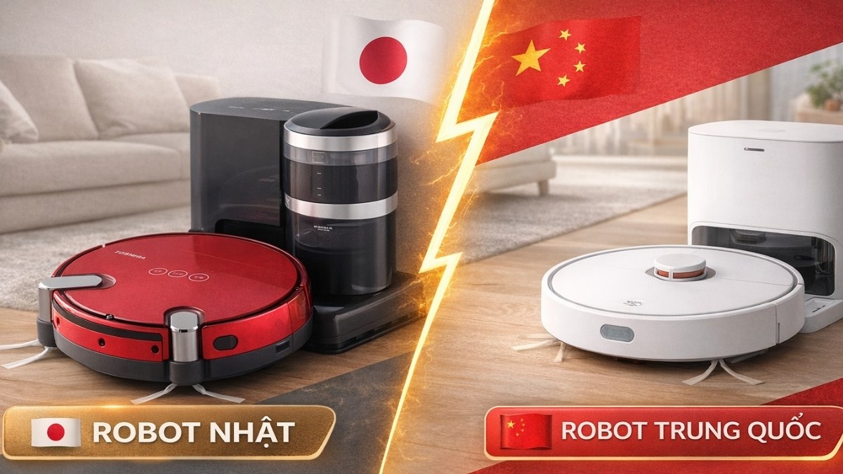 So sánh robot hút bụi Nhật và robot Trung Quốc