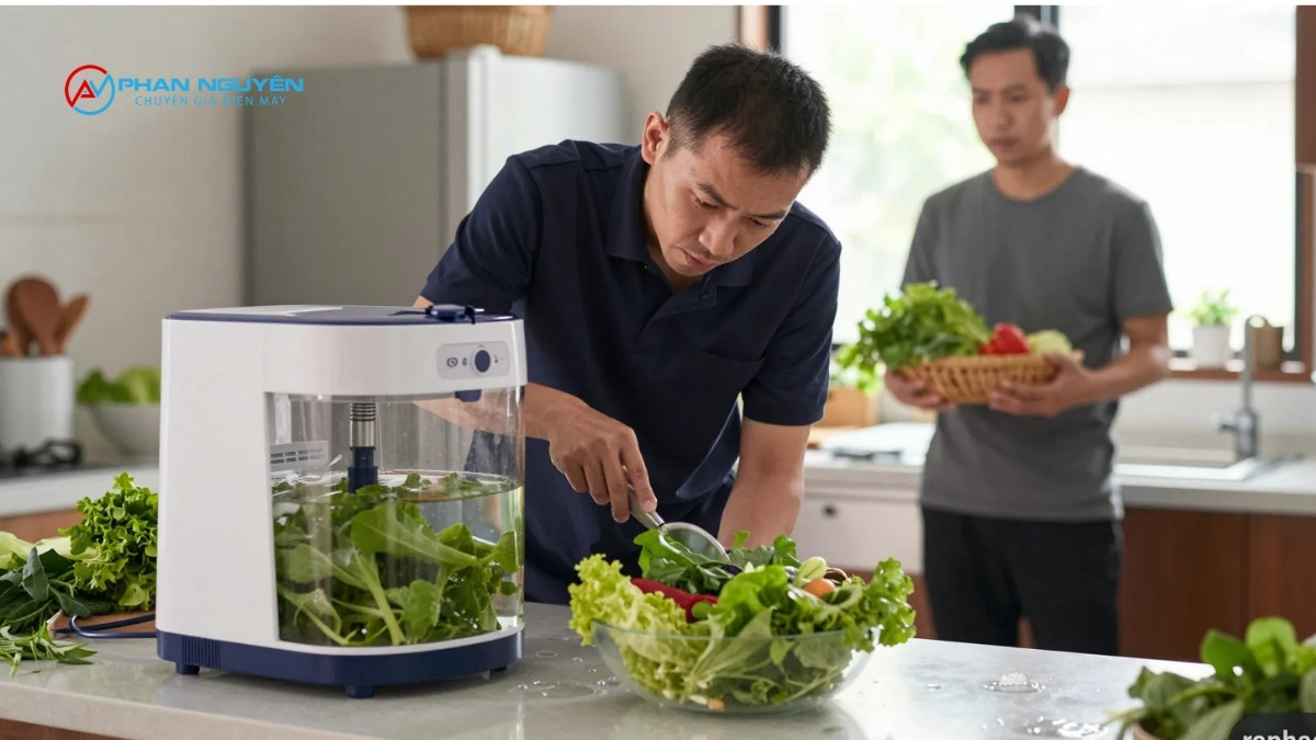 Tại Sao Máy Rửa Rau Lại Tạo Bọt?