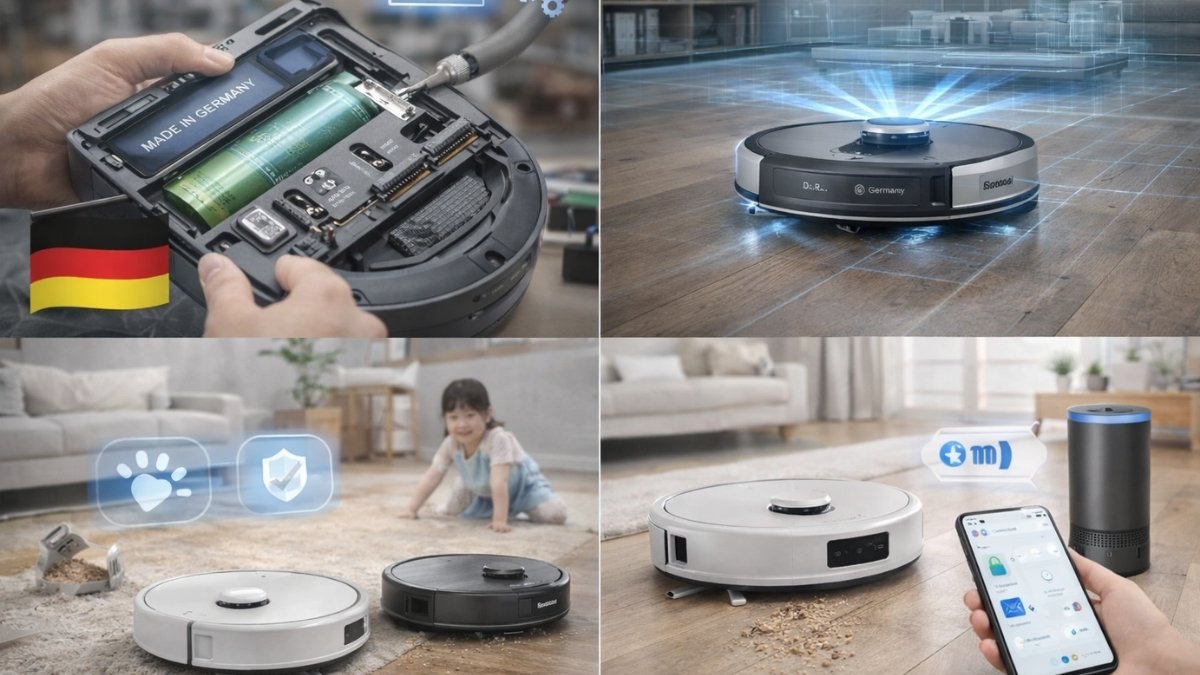 Tại sao robot hút bụi lau nhà của Đức lại là lựa chọn số 1 hiện nay?