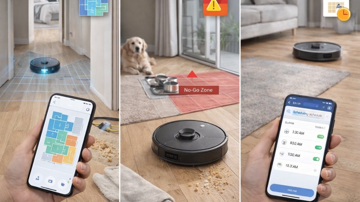 Thiết lập thông minh sau khi cài đặt robot hút bụi