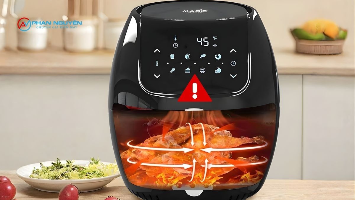Vì Sao Nồi Chiên Không Dầu Không Nóng? Hiểu Đúng Cơ Chế Trước Khi Tìm Nguyên Nhân
