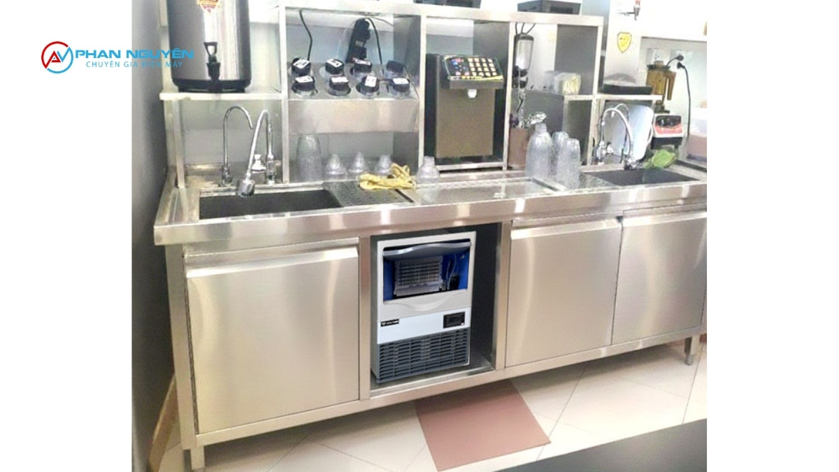 Báo giá máy làm đá cho quán cafe và hộ kinh doanh nhỏ