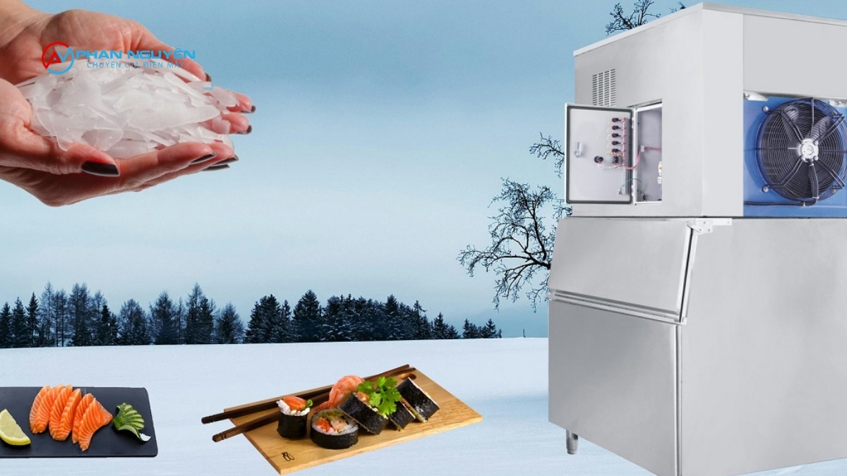 Máy Làm Đá Không Chạy Dù Đèn Vẫn Sáng — Lỗi Rơ-Le Áp Suất & Máy Nén