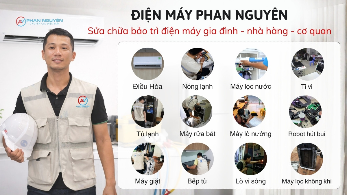 Banner tất cả dịch vụ sửa chữa bảo dưỡng tại điện máy phan nguyên