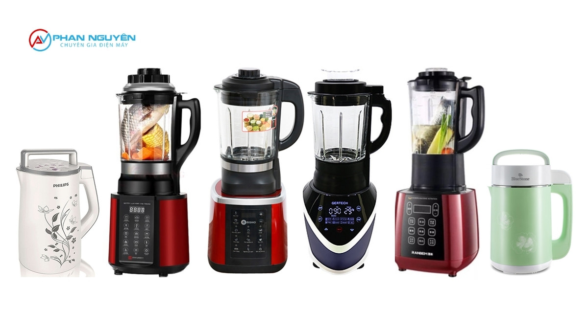 Bảng so sánh tổng quan các hãng máy làm sữa hạt