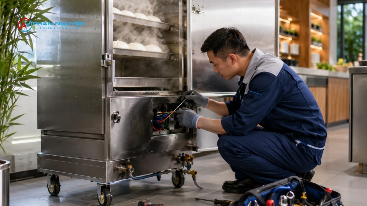 Các lỗi nồi hấp bánh bao thường gặp tại Bắc Giang