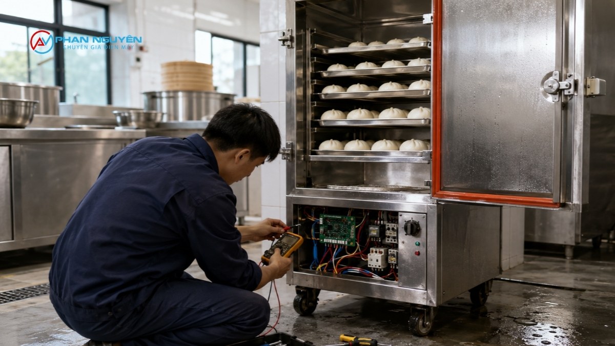 Các lỗi thường gặp ở nồi hấp bánh bao và nguyên nhân kỹ thuật