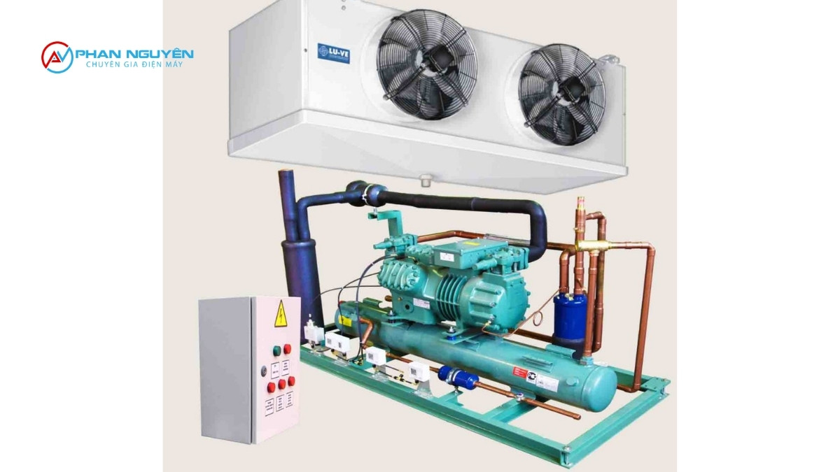 Cấu Tạo Của Một Cụm Máy Nén Kho Lạnh