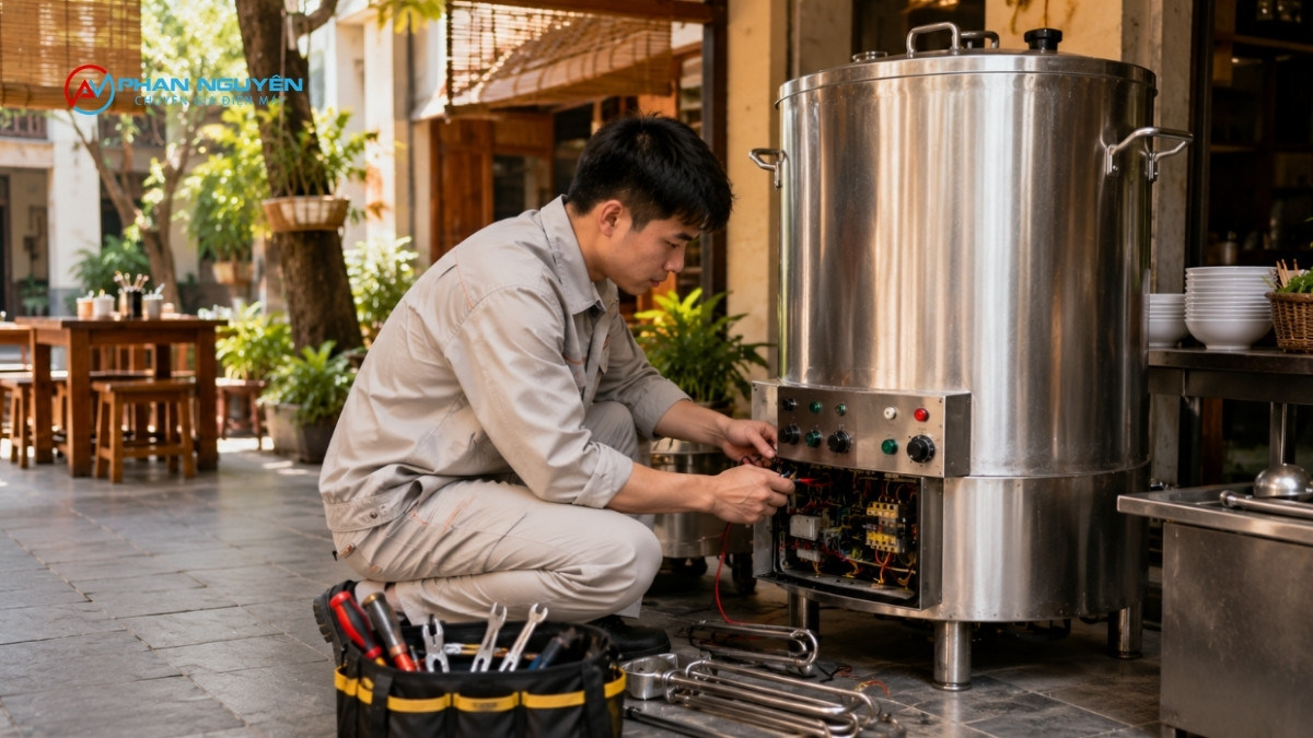 Dịch vụ sửa nồi phở New Sun chuyên sâu