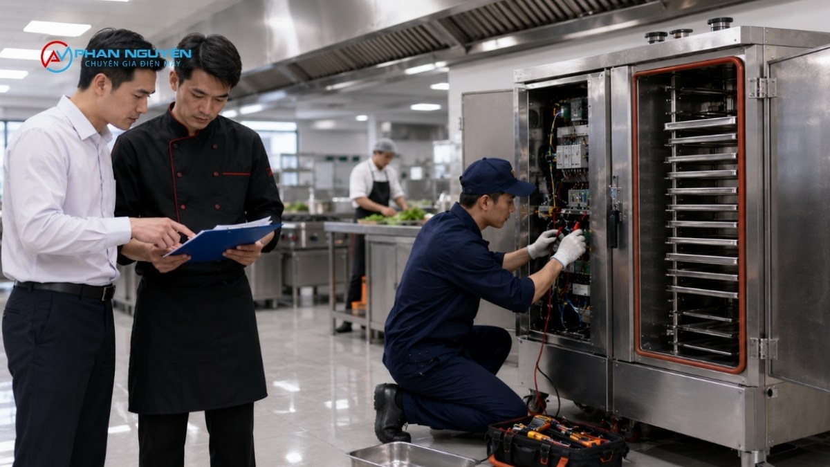 Dịch Vụ Sửa Tủ Hấp Công Nghiệp Chuyên Nghiệp Tại Phan Nguyên