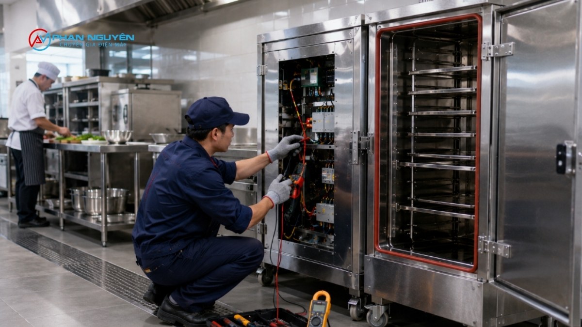 Kinh Nghiệm Chọn Công Ty Sửa Tủ Hấp Công Nghiệp Cho Bếp Ăn, Nhà Hàng
