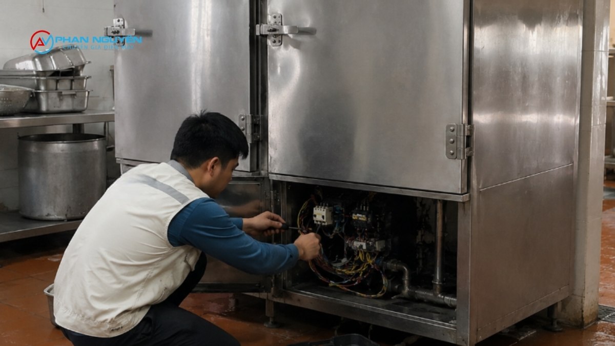 Phan Nguyên Sửa Đầy Đủ Các Dòng Tủ Hấp Công Nghiệp Tại Hưng Yên
