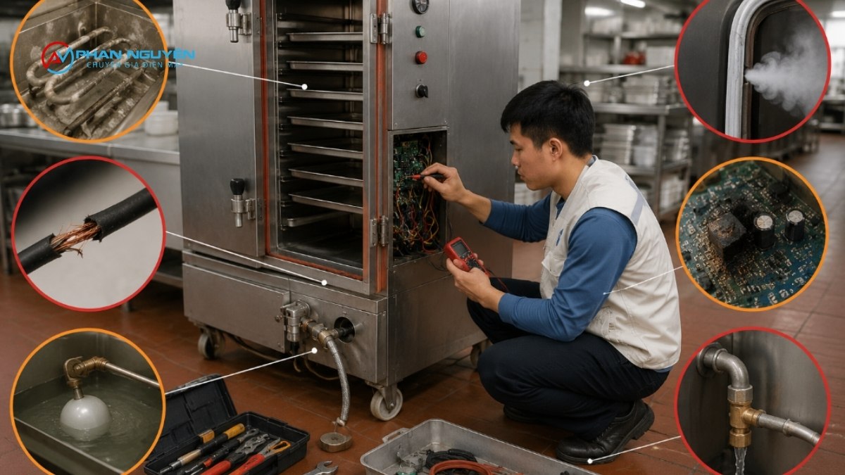Tủ Hấp Công Nghiệp Là Gì? Vì Sao Cần Đơn Vị Sửa Chữa Chuyên Nghiệp