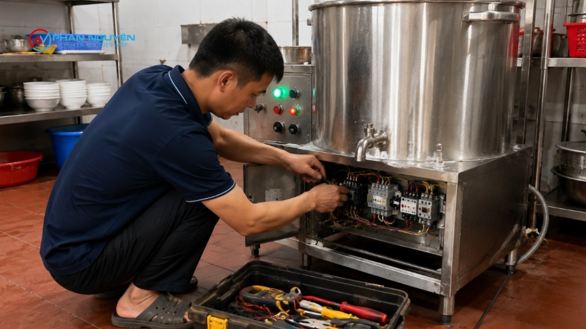 Vì Sao Nồi Phở Hoàn Toàn Không Nóng Dù Đèn Nguồn Vẫn Sáng?