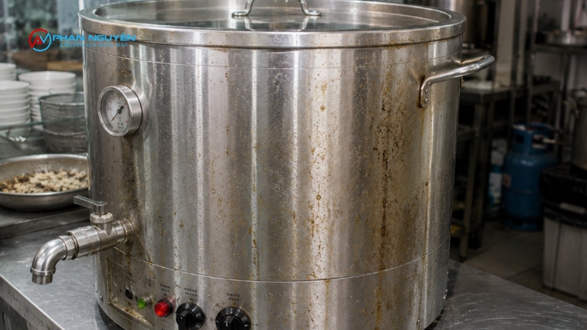 Vì sao nồi phở inox dễ bị oxy hóa, xỉn màu nếu bảo quản sai?