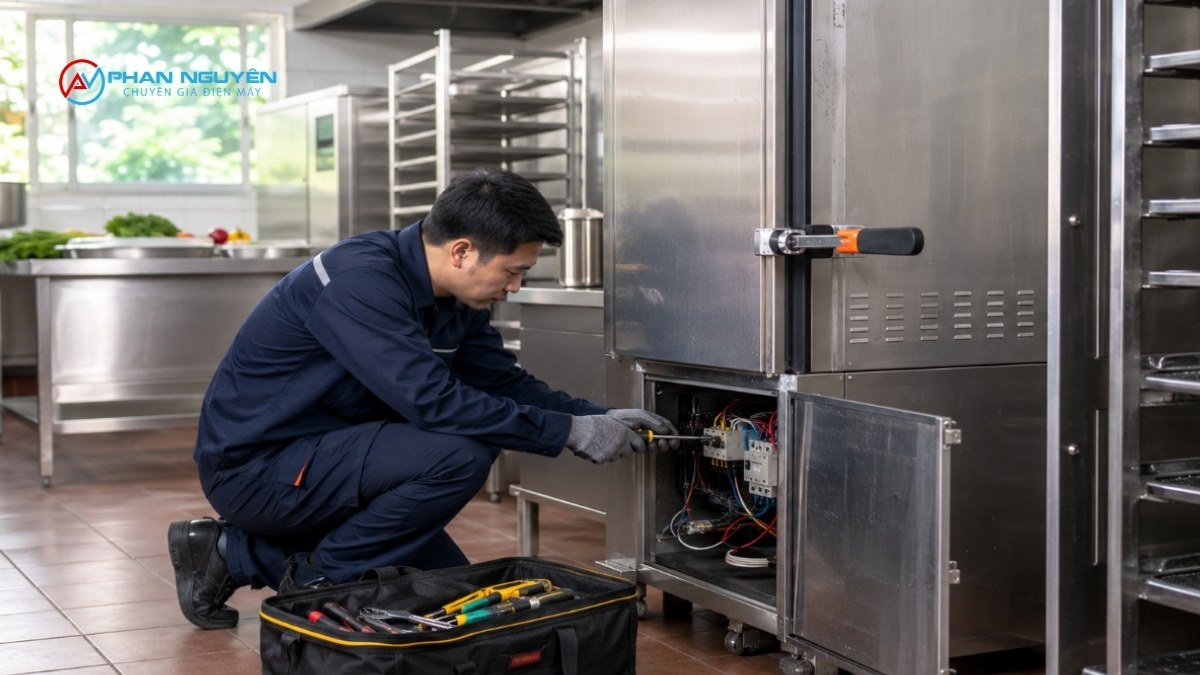 Bảng báo giá sửa tủ hấp cơm công nghiệp mới nhất