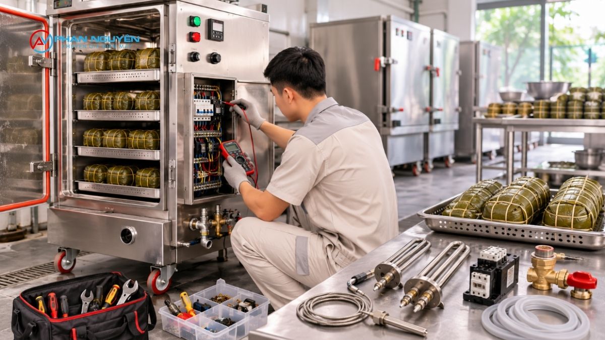Bảng Giá & Chính Sách Bảo Hành Khi Sửa Tủ Hấp Giò Chả Tại Hưng Yên