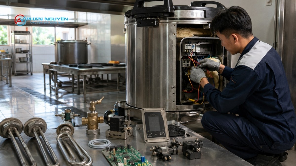 Bảng tiêu chí đánh giá công ty sửa nồi cơm, tủ cơm công nghiệp uy tín