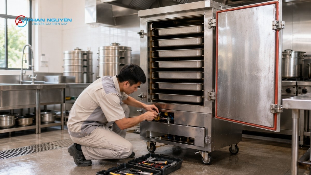 Các dịch vụ sửa chữa tủ cơm công nghiệp phổ biến tại Bắc Giang