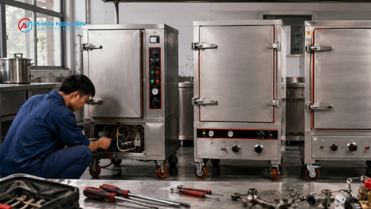 Các dòng tủ cơm công nghiệp thường gặp sự cố kỹ thuật
