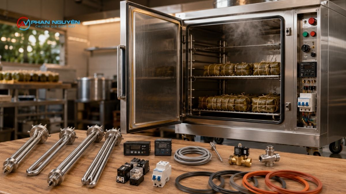 Các Hạng Mục Sửa Chữa, Thay Thế Linh Kiện Phổ Biến Cho Tủ Hấp Giò Chả Tại Hà Nội