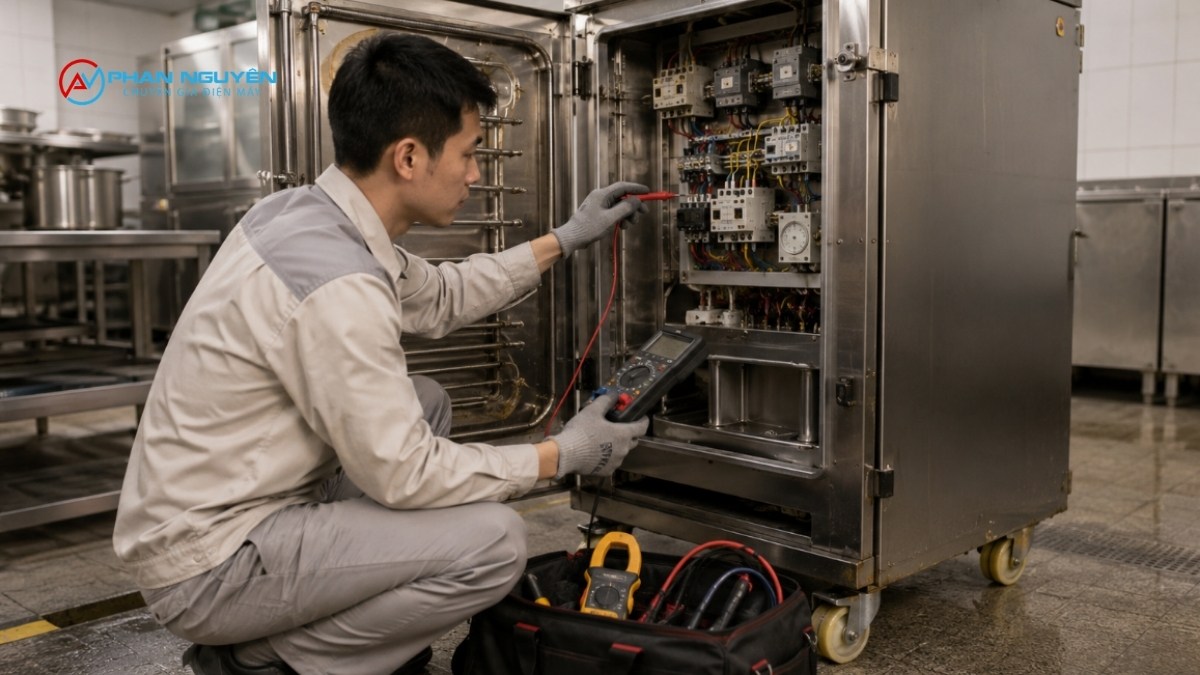 Cách test và kiểm tra rò điện tủ cơm chuẩn kỹ thuật