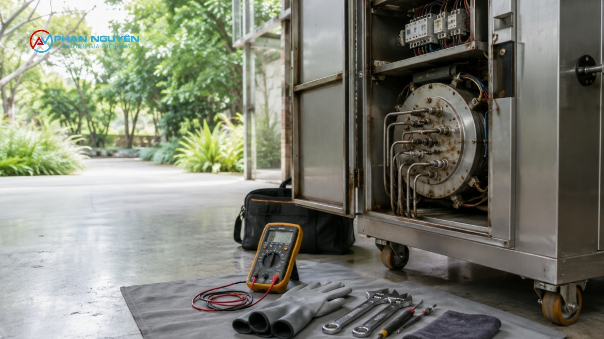 Chuẩn bị dụng cụ trước khi thực hiện cách kiểm tra thanh nhiệt