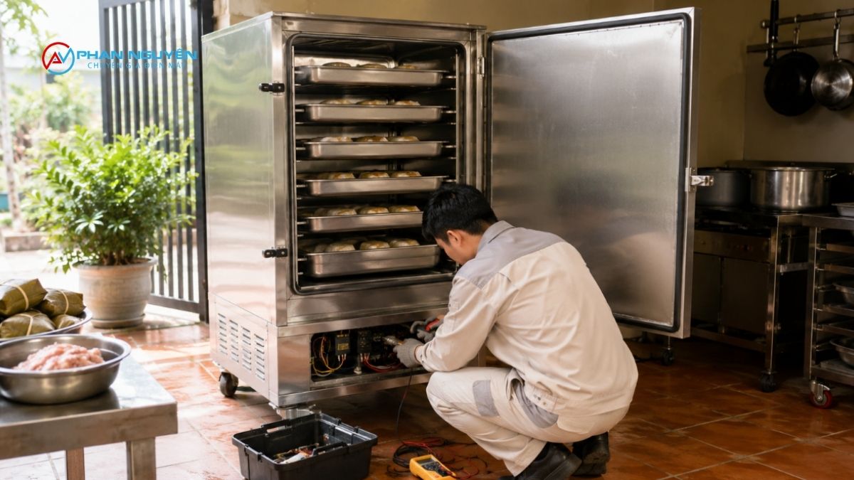 Có Nên Tự Sửa Tủ Hấp Mini Tại Nhà Không? 3 Bước Kiểm Tra Nhanh Trước Khi Gọi Thợ