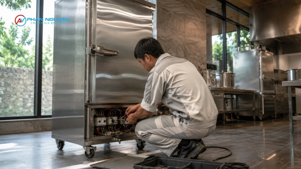 Dấu hiệu nhận biết tủ cơm bị rò điện