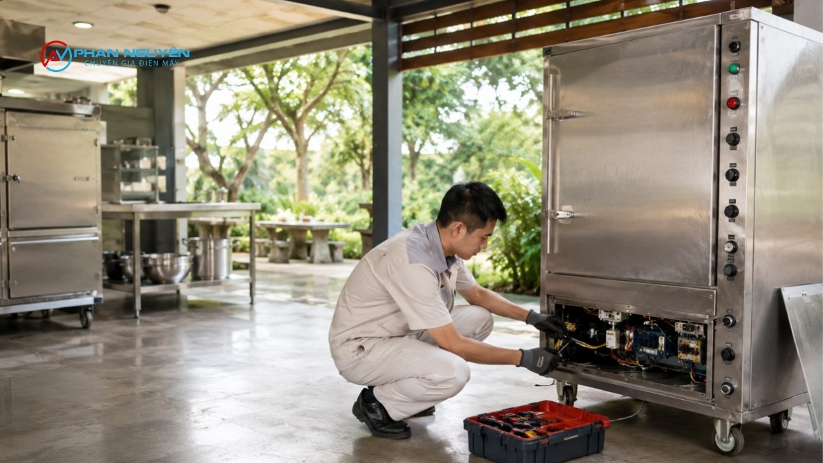 Dịch vụ sửa chữa tủ cơm công nghiệp tại Hưng Yên chuyên nghiệp