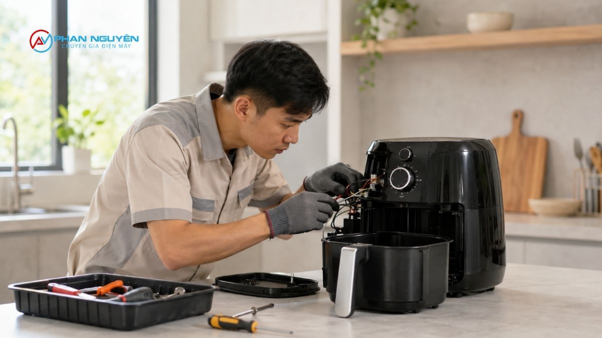 Dịch vụ sửa nồi chiên không dầu tại Bắc Ninh của Điện Máy Phan Nguyên