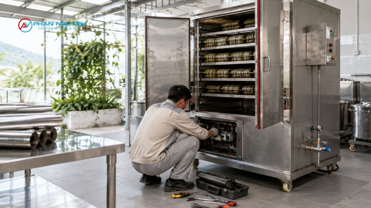 Dịch Vụ Sửa Tủ Hấp Giò Chả Công Nghiệp Của Điện Máy Phan Nguyên Gồm Những Gì?