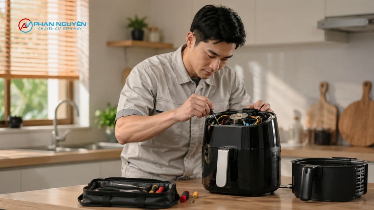 Khi Nào Bạn Cần Gọi Thợ Sửa Nồi Chiên Không Dầu Tại Bắc Giang?