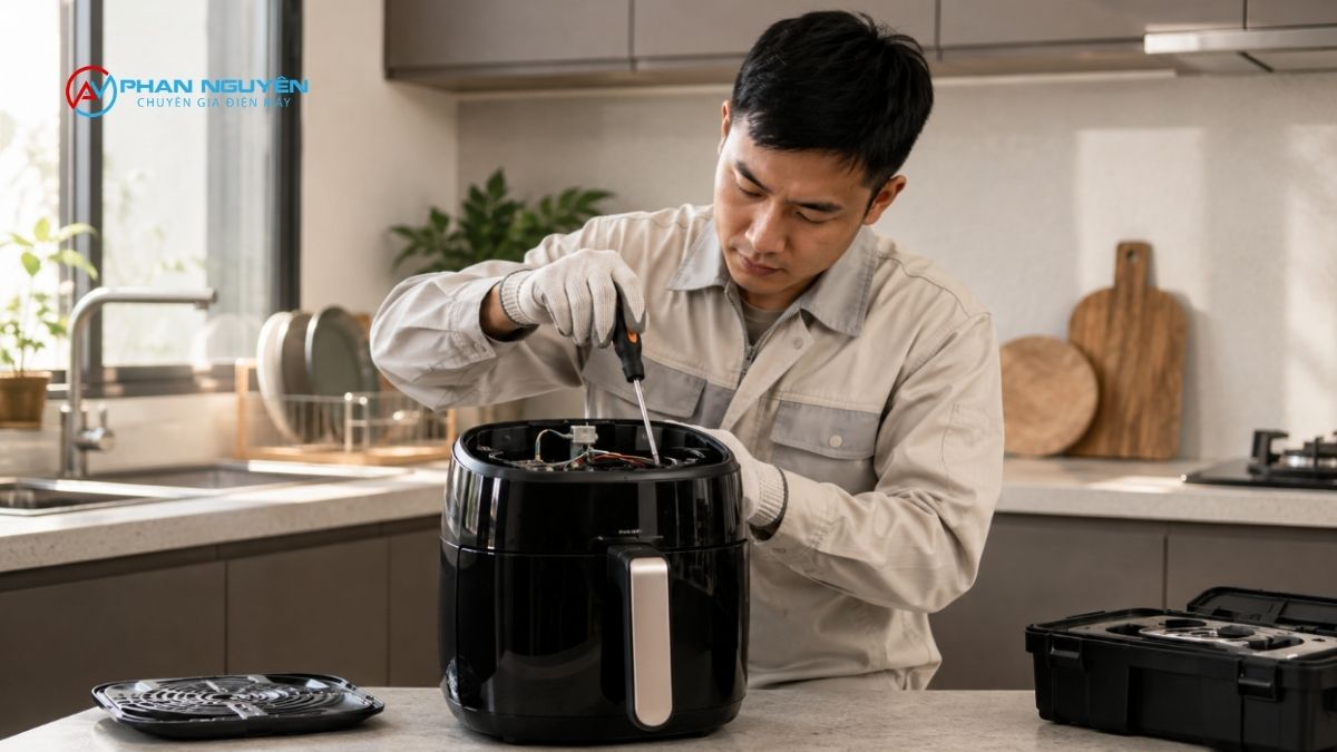 Khu Vực Phục Vụ Sửa Nồi Chiên Không Dầu Tại Bắc Giang